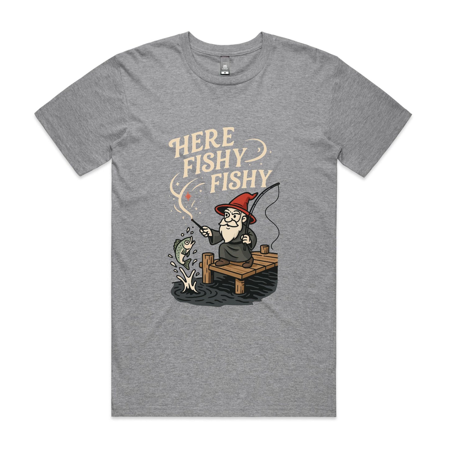 Here Fishy Fishy – Spellcaster Angler Tee