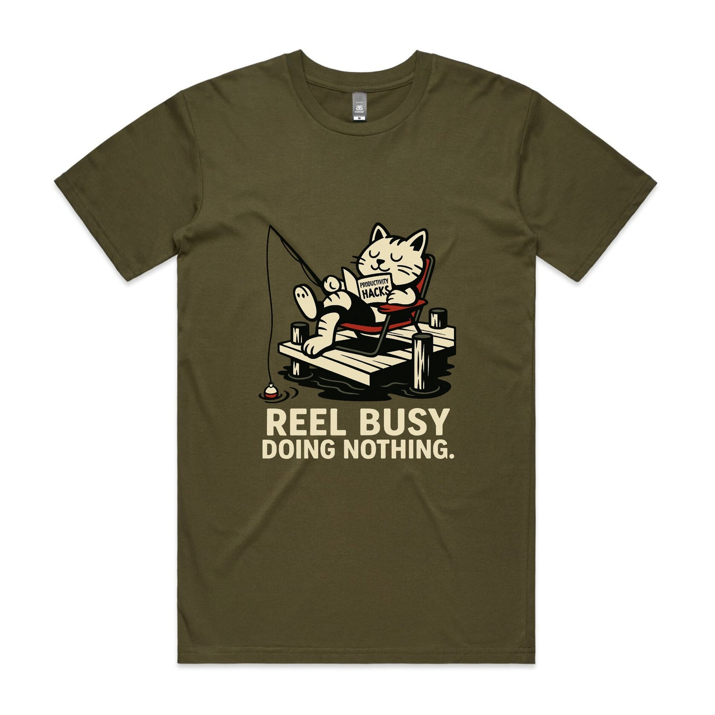 Reel Busy Doing Nothing – Cat Fishing Tee