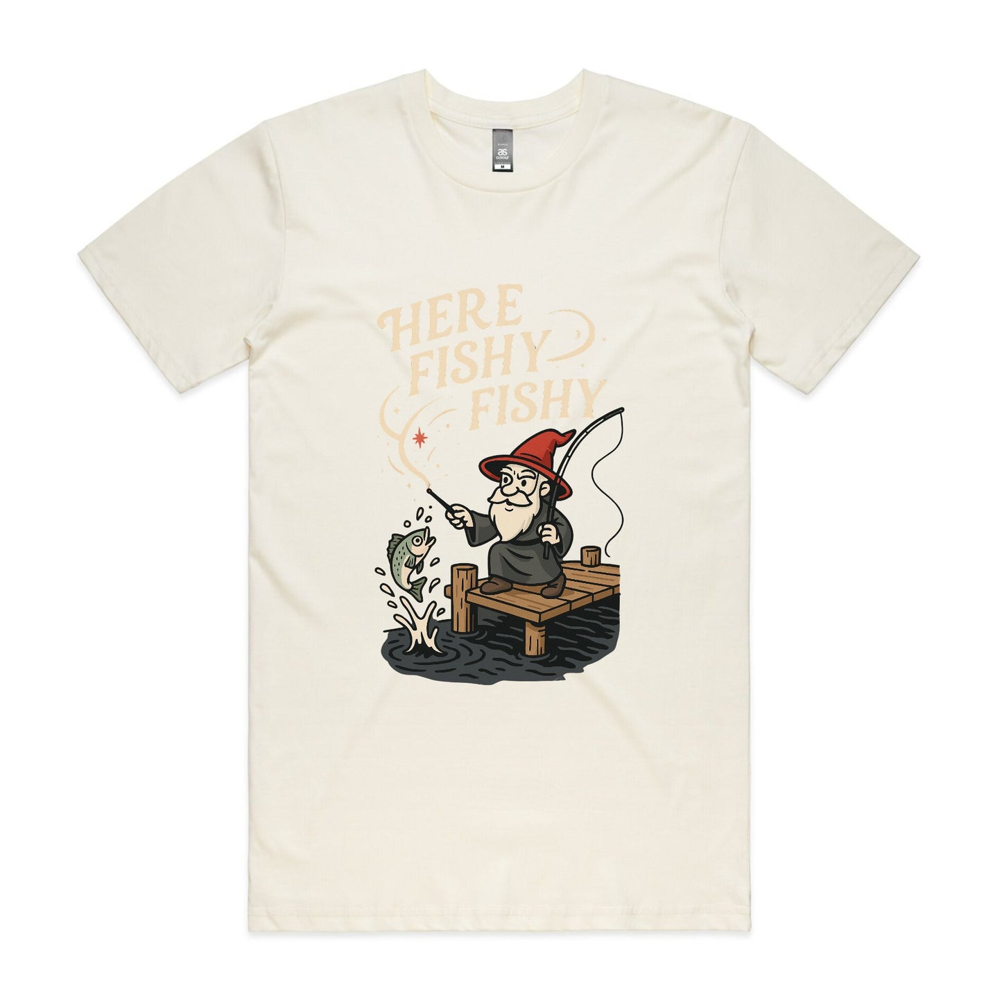 Here Fishy Fishy – Spellcaster Angler Tee