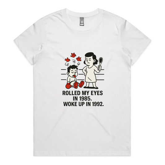 Rolled My Eyes in 1985 – Retro Discipline Tee