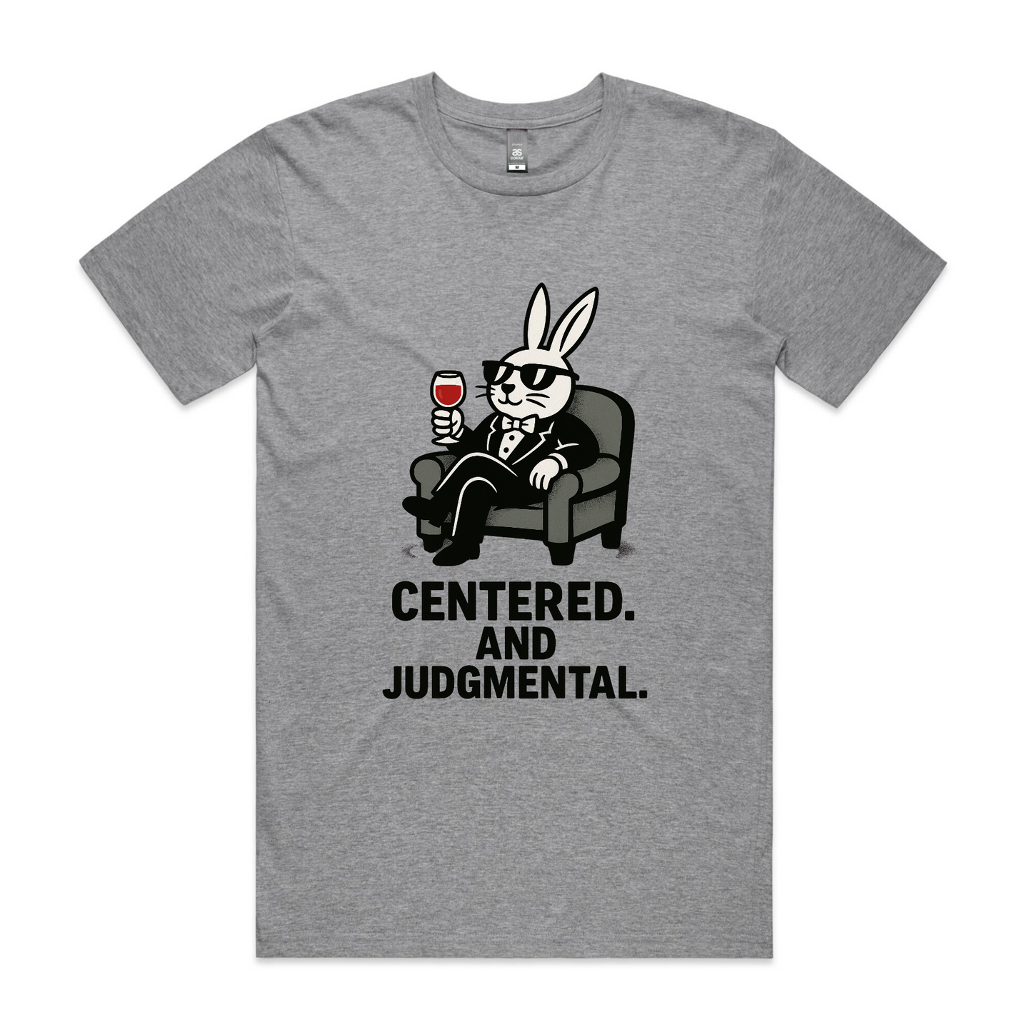 Centered. And Judgmental – Spiritual Bunny Tee