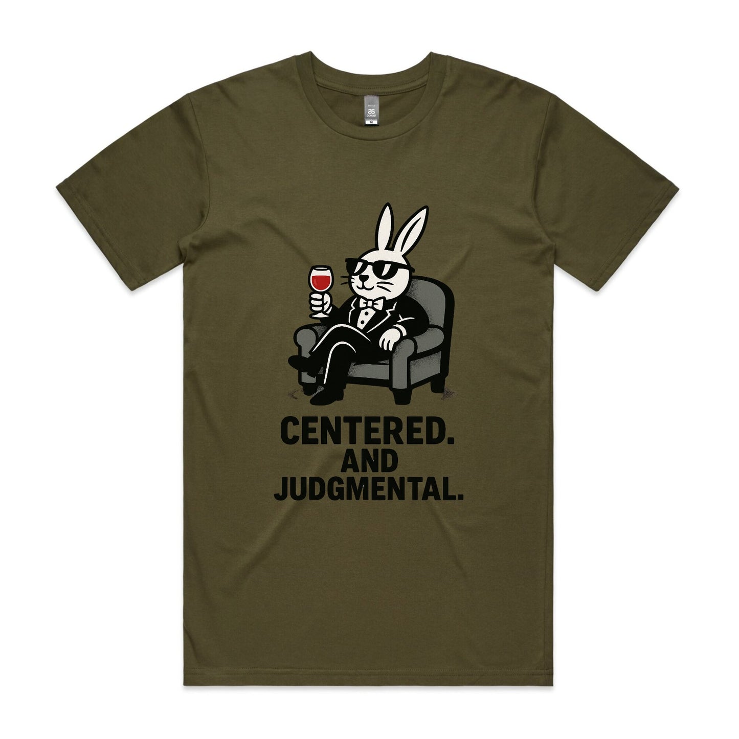 Centered. And Judgmental – Spiritual Bunny Tee