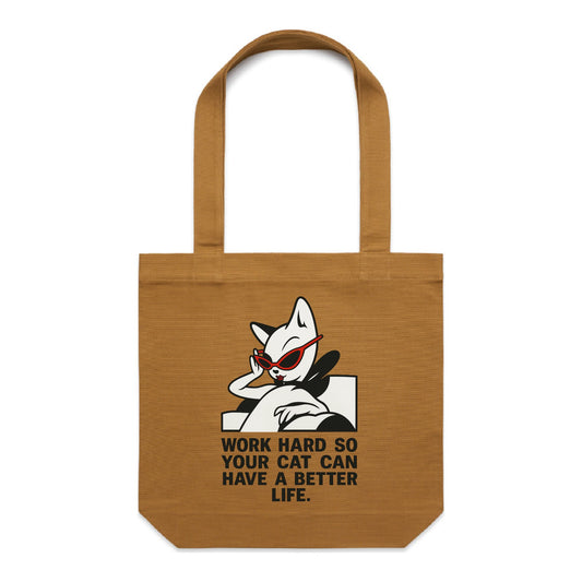 Better Life – Cat Boss Tote Bag