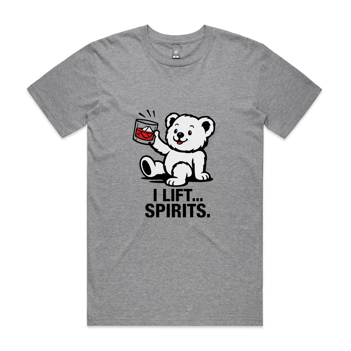 I Lift… Spirits. – Whiskey Bear Tee