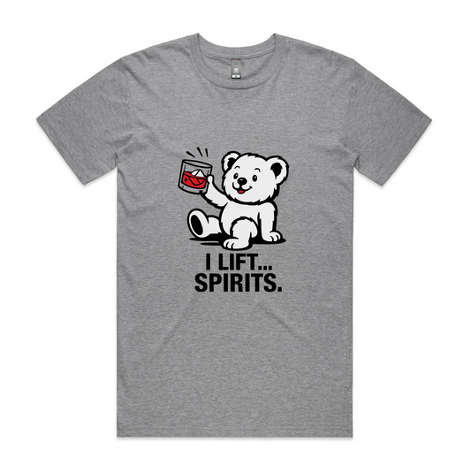 I Lift… Spirits. – Whiskey Bear Tee