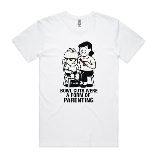 Bowl Cuts Were a Form of Parenting – Retro Discipline Tee