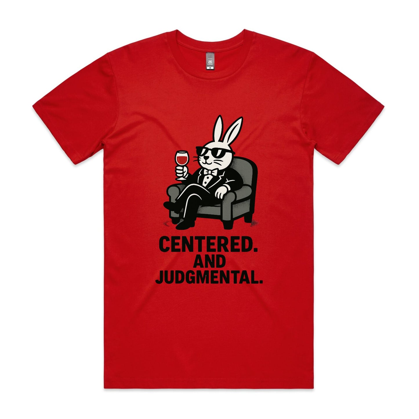 Centered. And Judgmental – Spiritual Bunny Tee