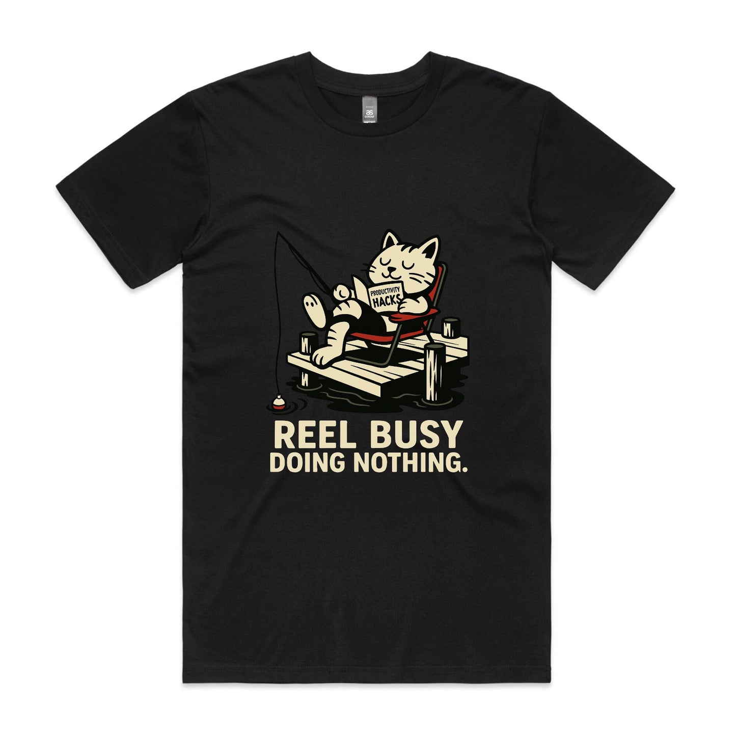 Reel Busy Doing Nothing – Cat Fishing Tee