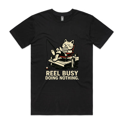 Reel Busy Doing Nothing – Cat Fishing Tee