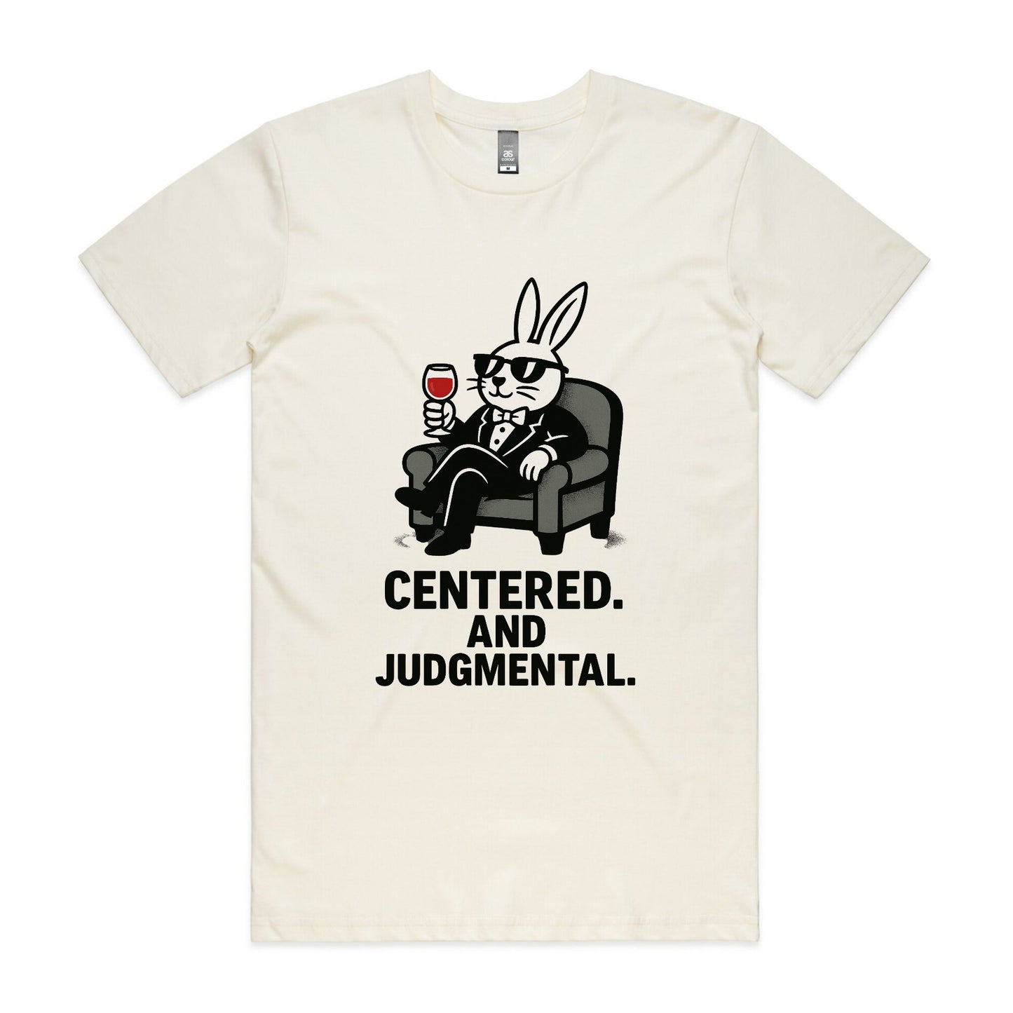 Centered. And Judgmental – Spiritual Bunny Tee