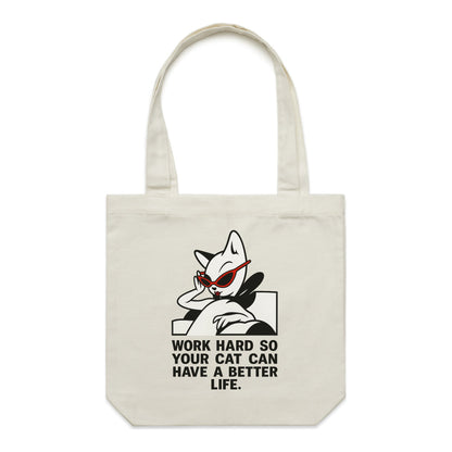 Better Life – Cat Boss Tote Bag