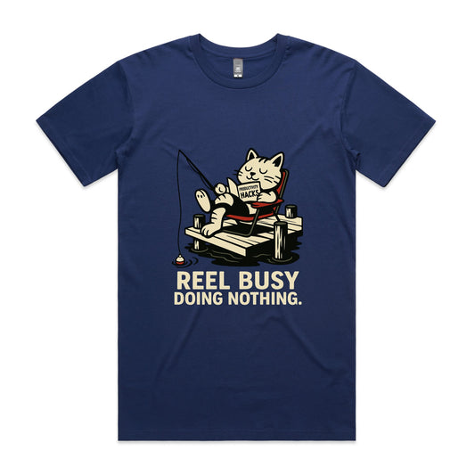 Reel Busy Doing Nothing – Cat Fishing Tee