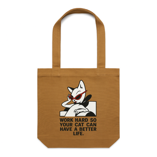 Better Life – Cat Boss Tote Bag
