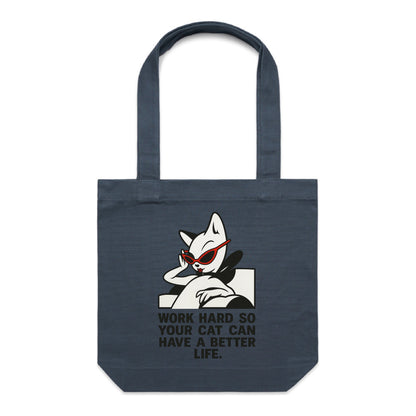 Better Life – Cat Boss Tote Bag