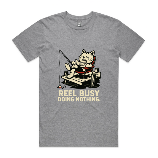 Reel Busy Doing Nothing – Cat Fishing Tee