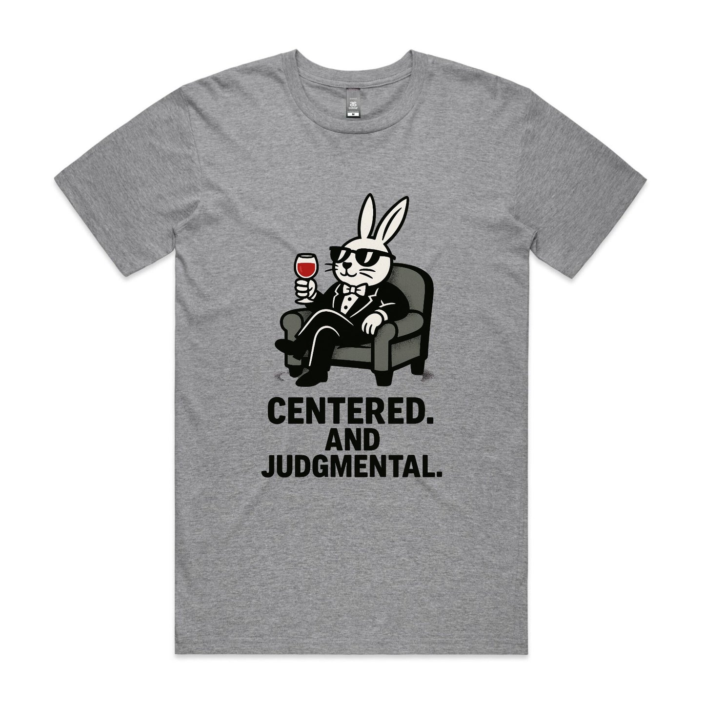 Centered. And Judgmental – Spiritual Bunny Tee