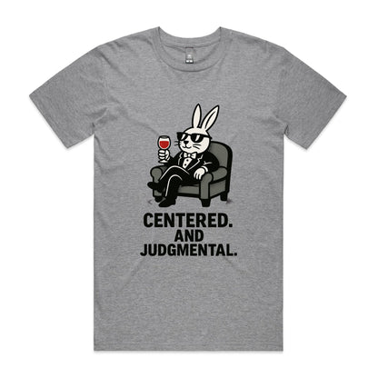 Centered. And Judgmental – Spiritual Bunny Tee