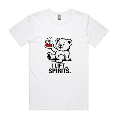 I Lift… Spirits. – Whiskey Bear Tee