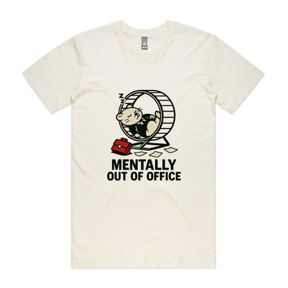 Mentally Out of Office – Hamster Wheel Tee