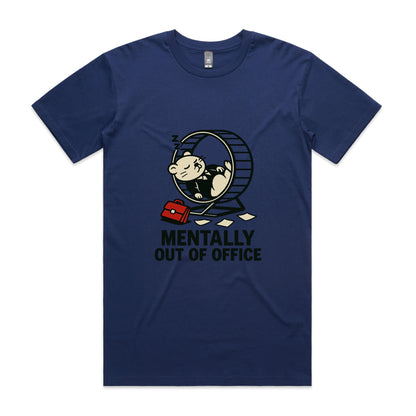 Mentally Out of Office – Hamster Wheel Tee