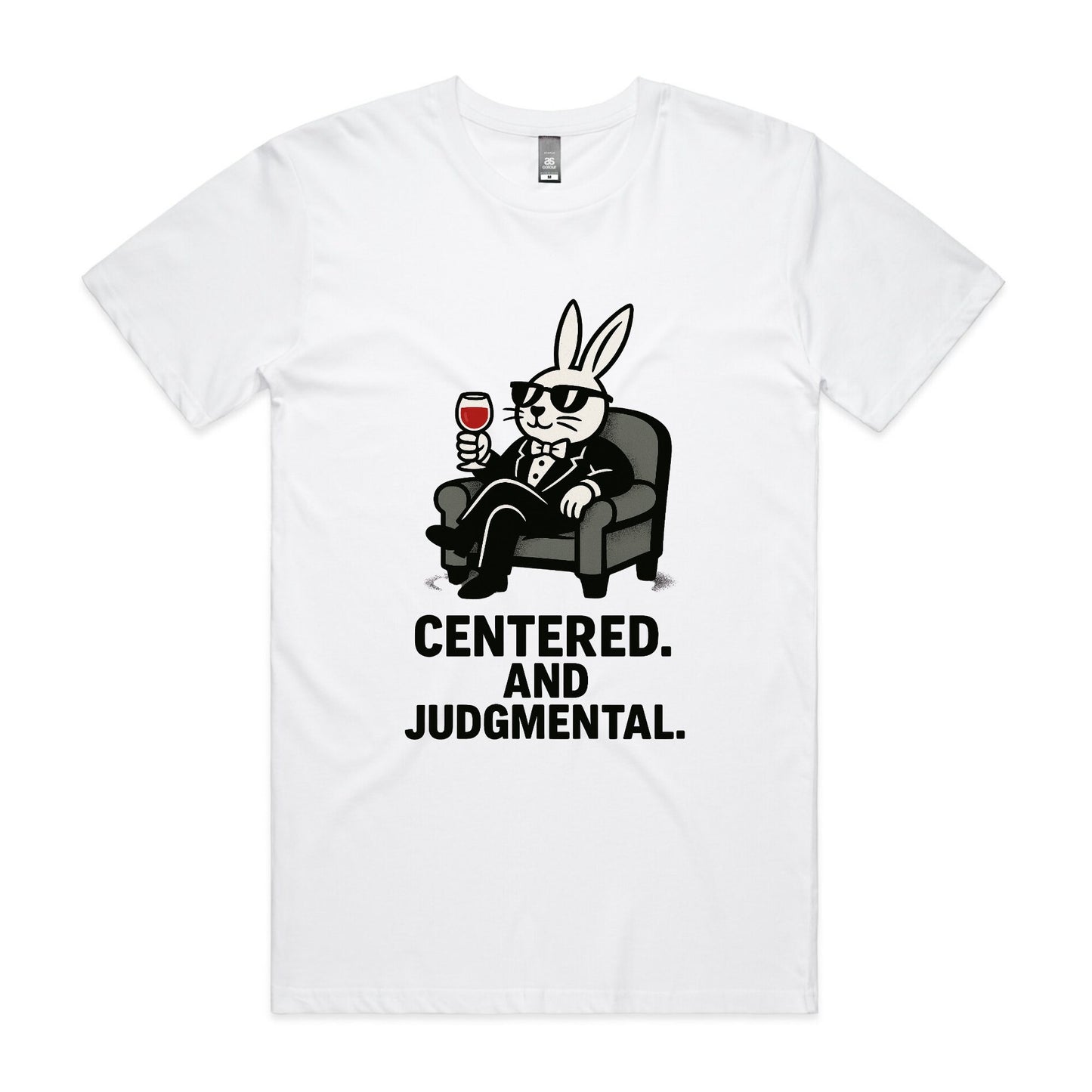 Centered. And Judgmental – Spiritual Bunny Tee
