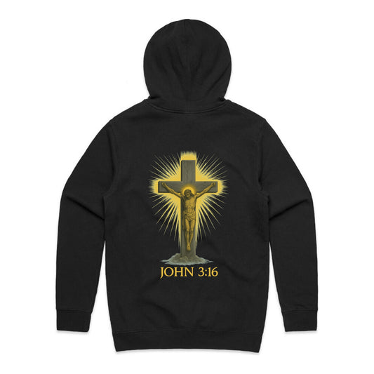John 3:16 – Redeemed by Love Hoodie