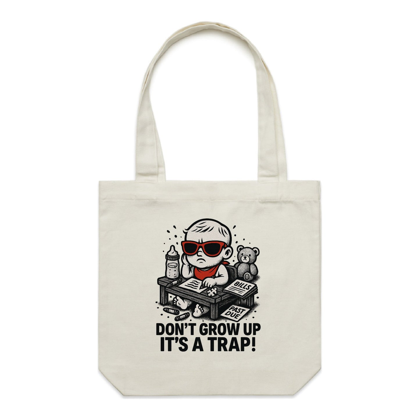 Don’t Grow Up – It’s a Trap! | Existential Crisis Tote