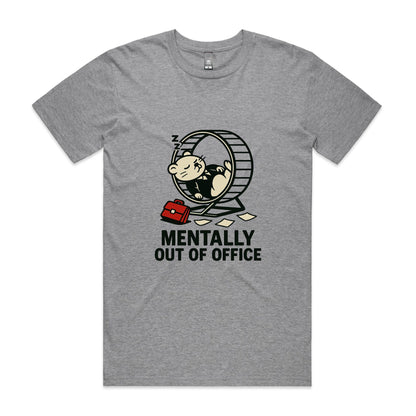 Mentally Out of Office – Hamster Wheel Tee